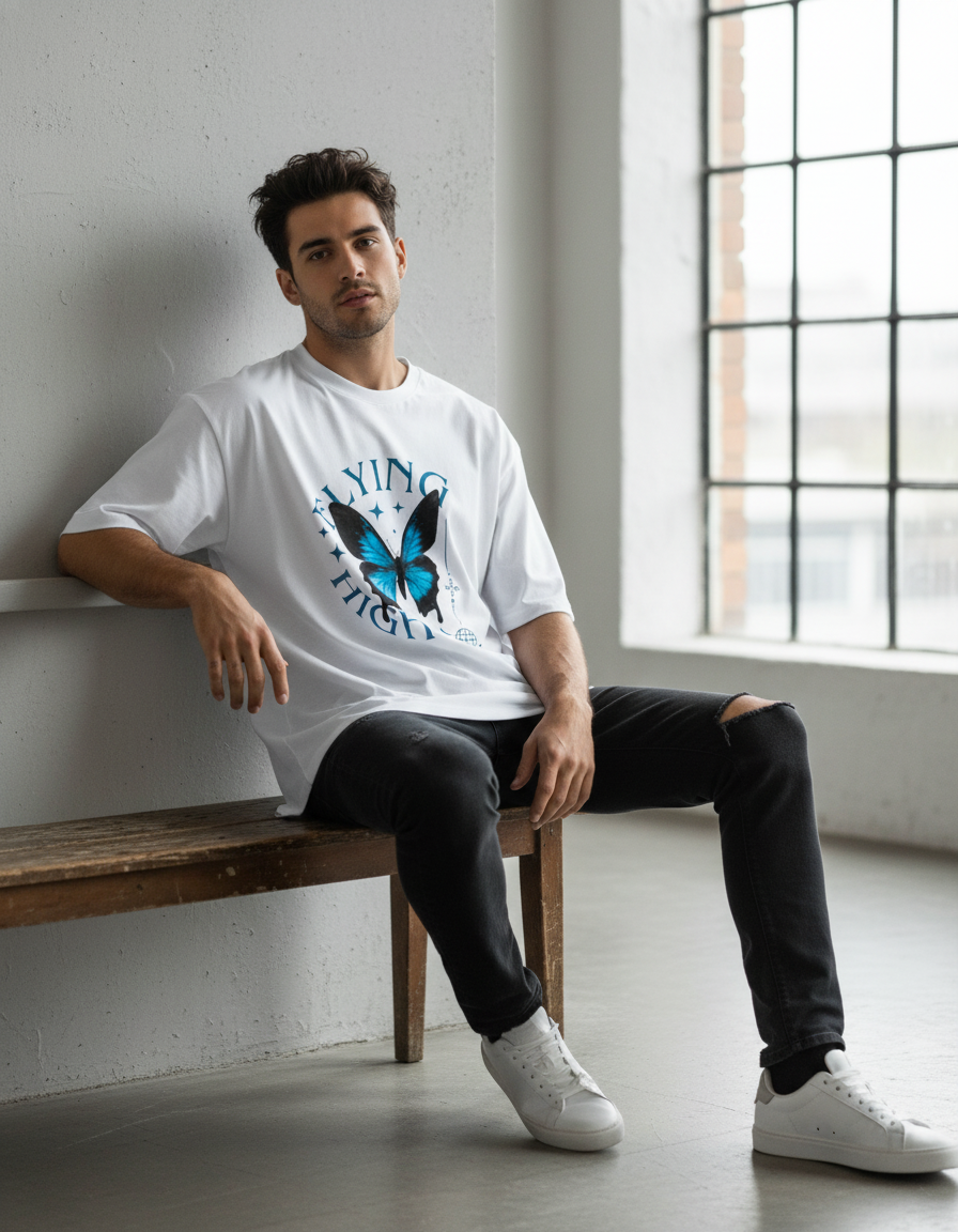 Unisex Oversized Flying High T-shirt